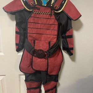 Warrior Spirit Kids Costume in Red and Black